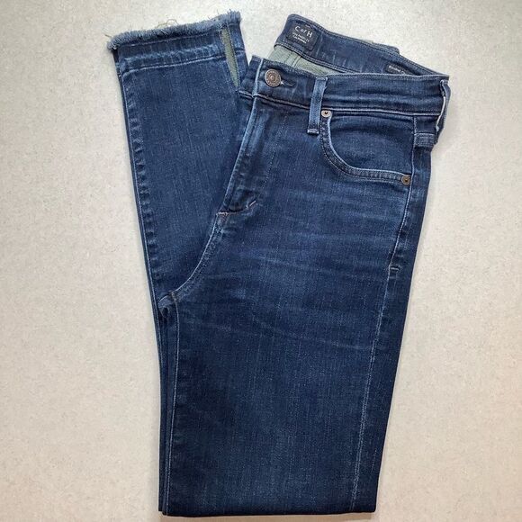 Citizens Of‎ Humanity Rocket High Rise Skinny 25 Released Split Hem - Picture 1 of 7
